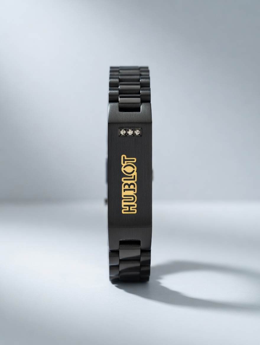 Luxury Black Stainless Steel Bracelet