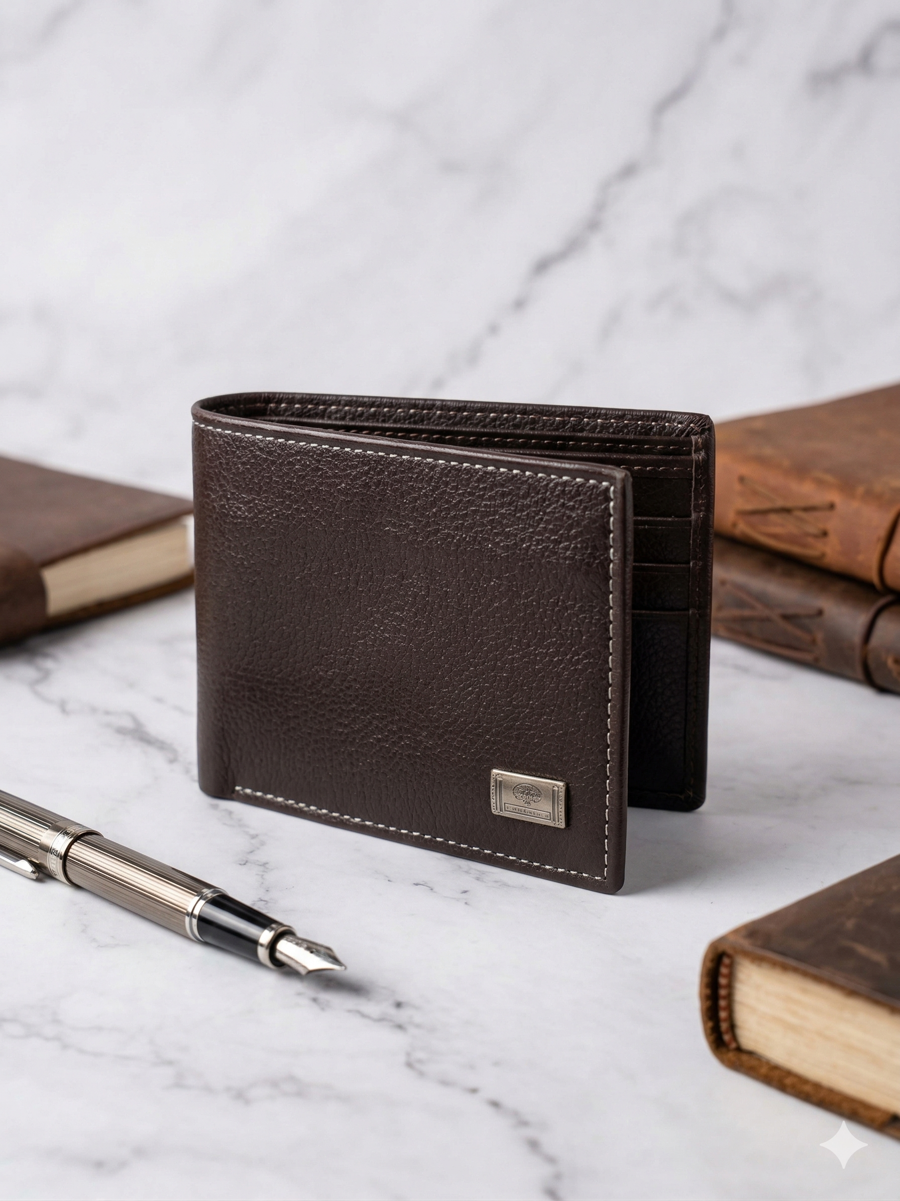 Classic Brown Bifold Wallet