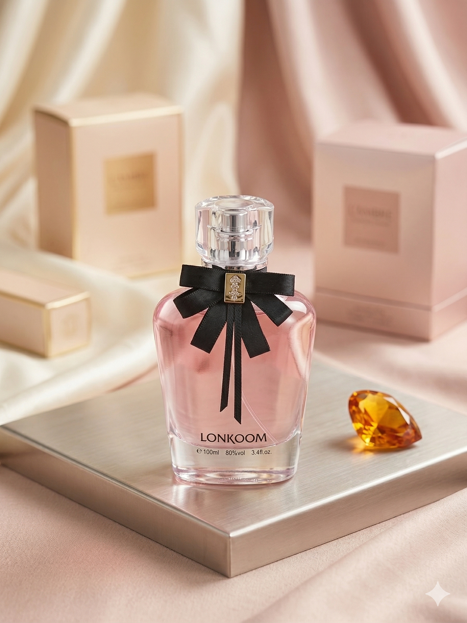Lonkoom Classic Pink Eau De Parfum – Elegant Feminine Fragrance