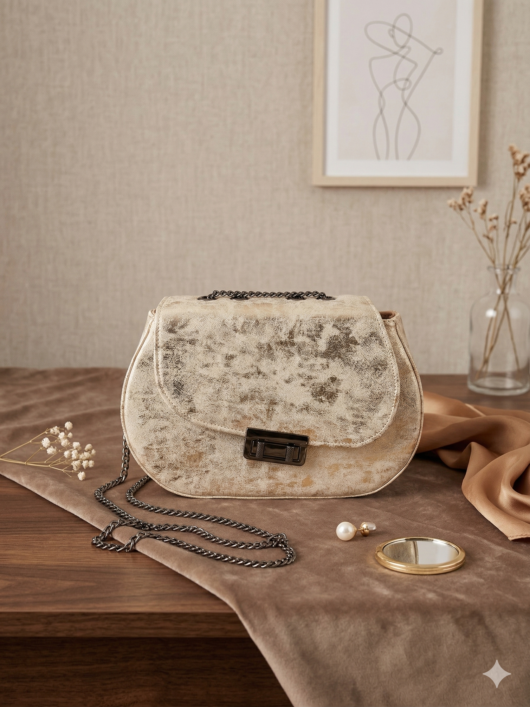 Ethereal Luxe Chain Bag