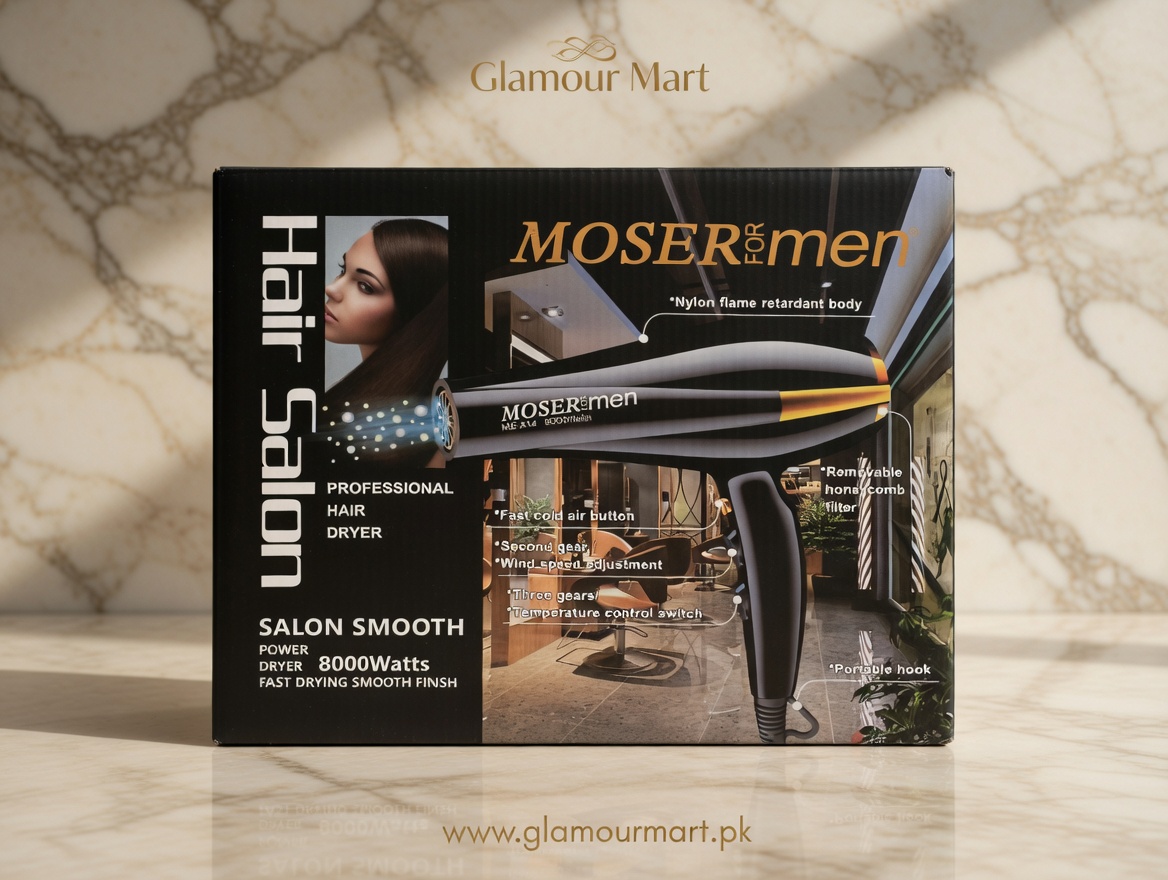 Moser for Men Professional Hair Dryer 8000W – 6 Month Warranty