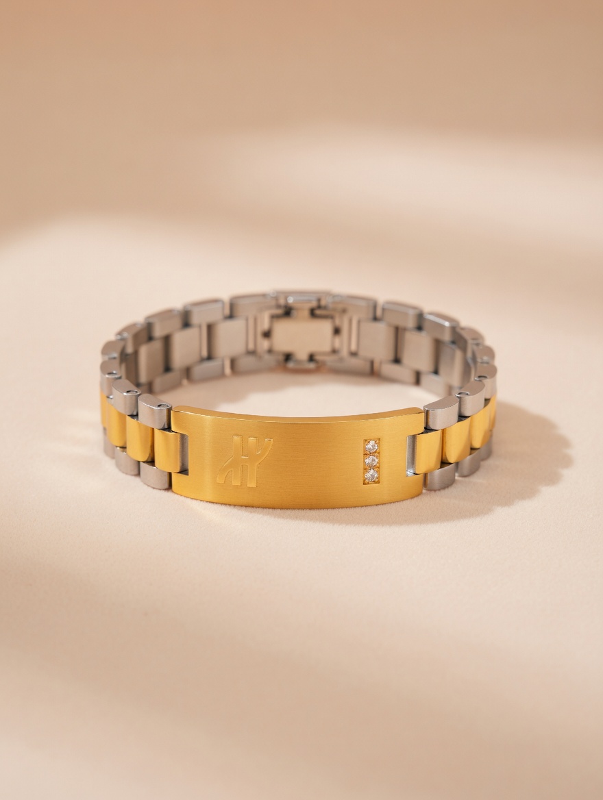 Premium Gold & Silver Link Bracelet