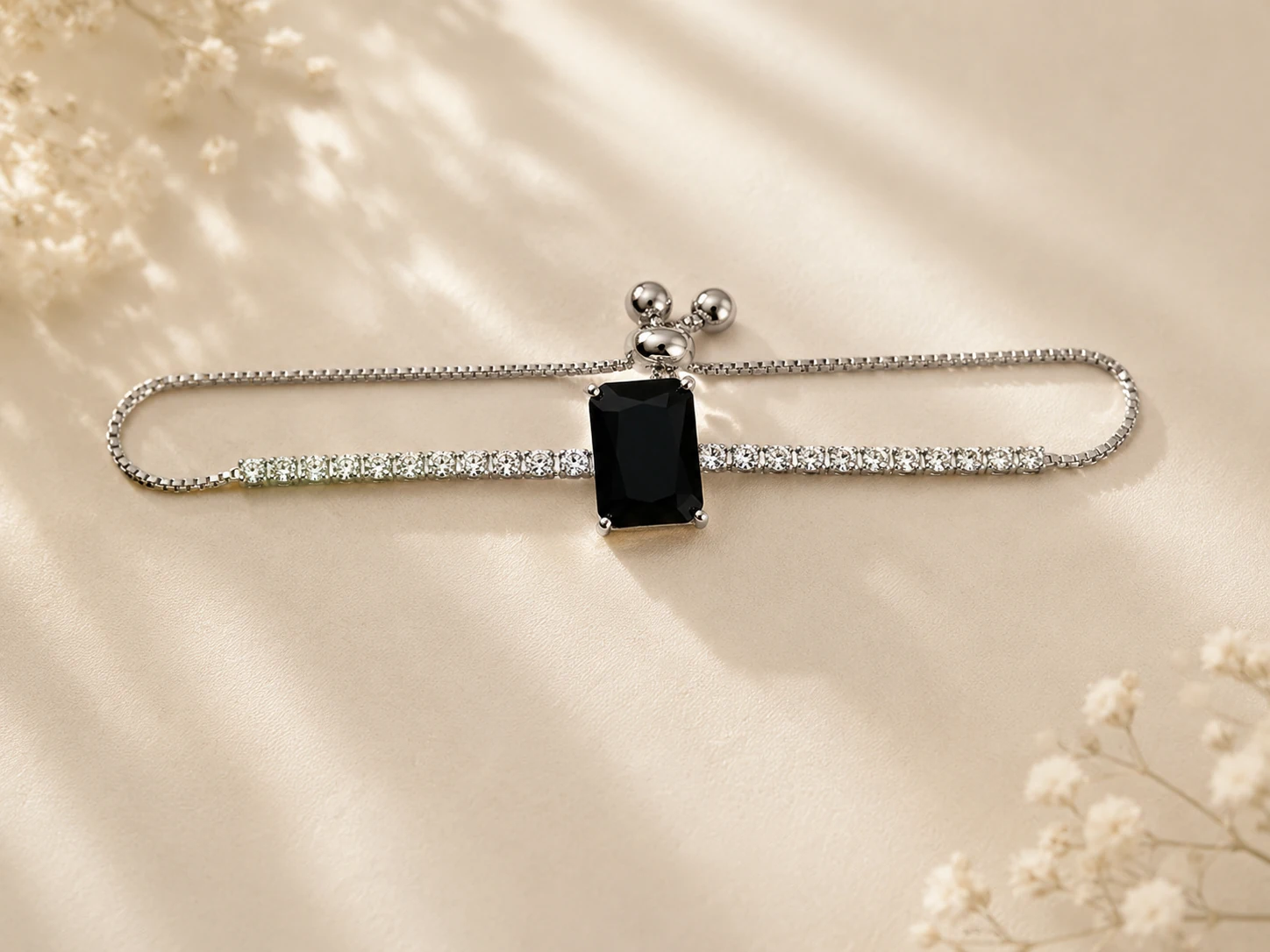 Black Rectangle Crystal